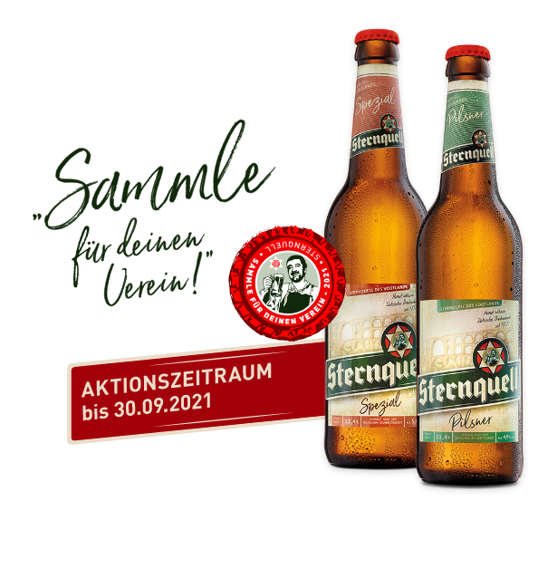 Neu Sternquell SBP Pilsener-Sternquell Brauerei/Plauen Kronkorken/Bottle Cap 